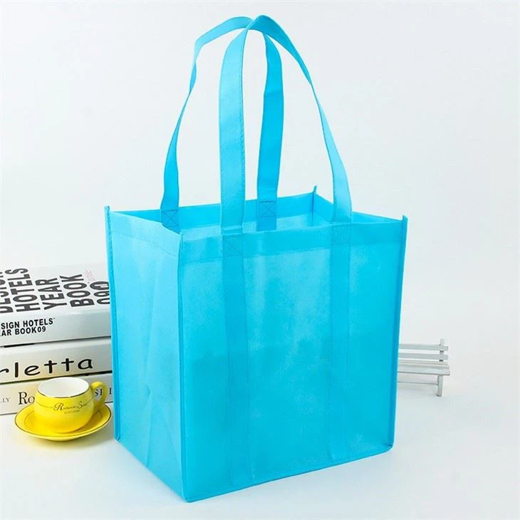 Long Handle Non Woven Tote Bags Shopping Bags